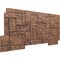 Ekena Millwork 49"W x 24 1/2"H x 1 1/4"D Castle Rock Stacked Stone, StoneWall Faux Stone Siding Panel, Sedona PNU24X48CRSE - alternate 3